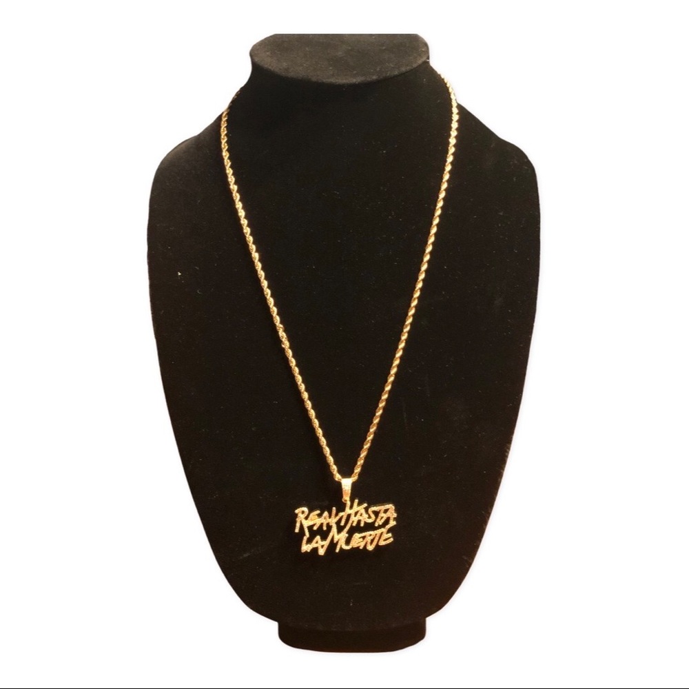 Anuel Aa Real Hasta La Muerte Cadena/Colgante